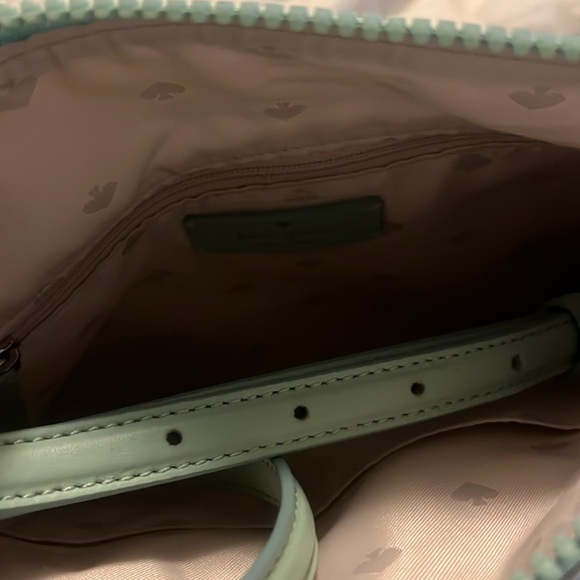 KATE SPADE, sky blue:white hombre colored crossbody W12xH10” - Picture 6 of 6